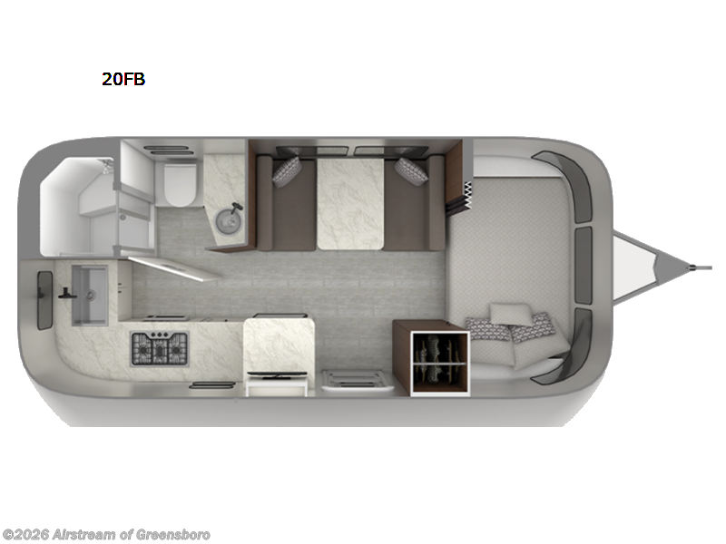 Used 2023 Airstream Caravel 20FB available in Colfax, North Carolina