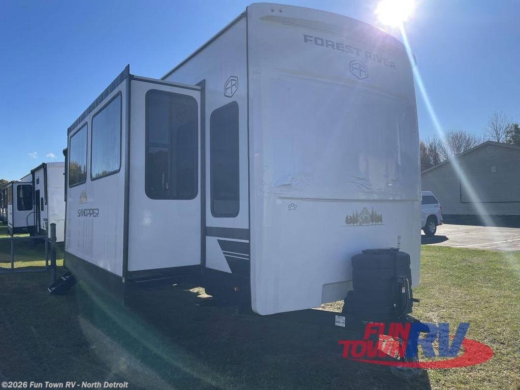 New 2026 Forest River Sandpiper Destination Trailers 389HBFL available in North Branch, Michigan