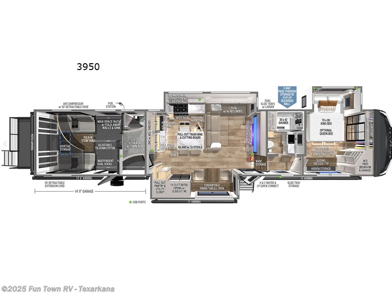New 2026 Brinkley RV Model G 3950 available in Texarkana, Arkansas