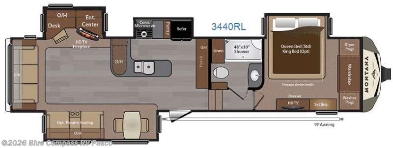 Used 2017 Keystone Montana 3440 RL available in Pasco, Washington