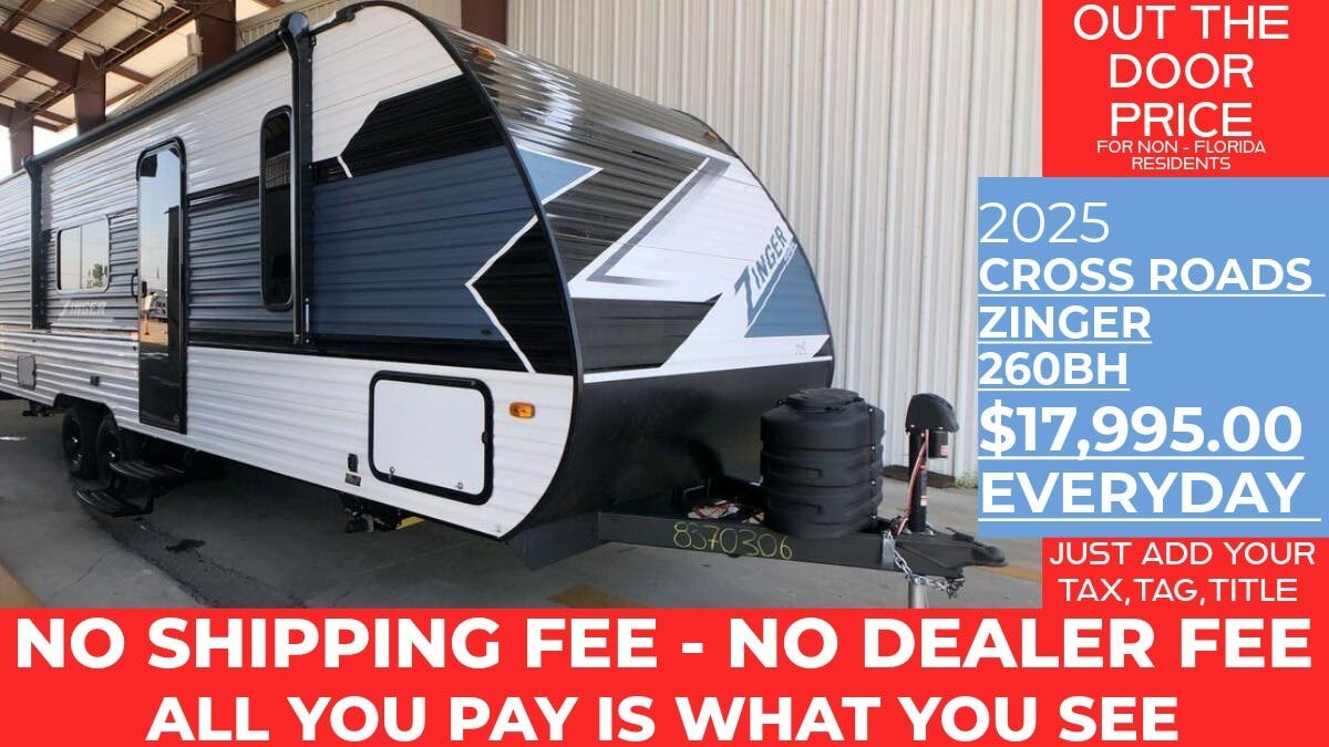 New 2025 CrossRoads Zinger 260BH available in Panama City, Florida