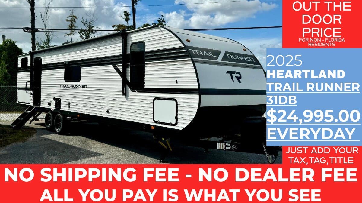 New 2025 Heartland Trail Runner 31DB available in Panama City, Florida