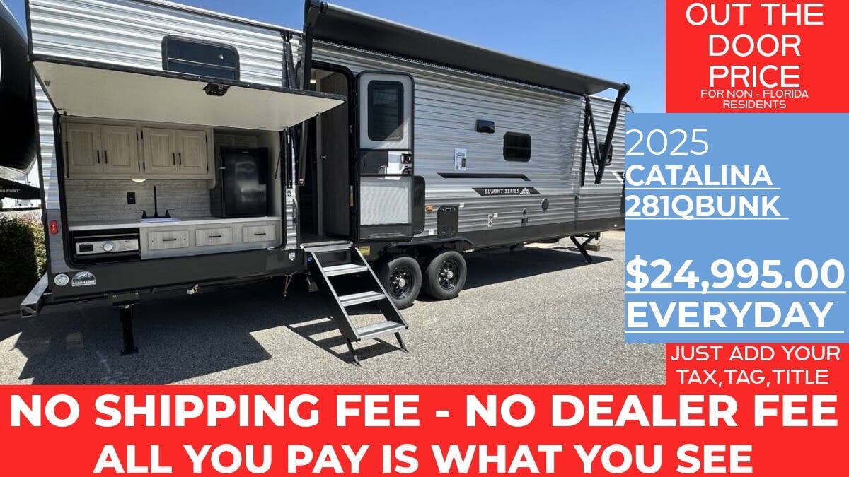 New 2025 Coachmen Catalina Summit Series 8 281QBUNK available in Panama City, Florida