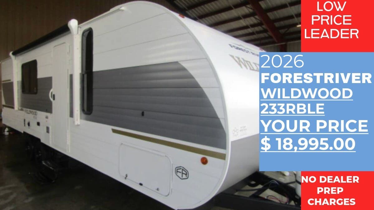 New 2026 Forest River Wildwood FSX 233RBLE available in Panama City, Florida