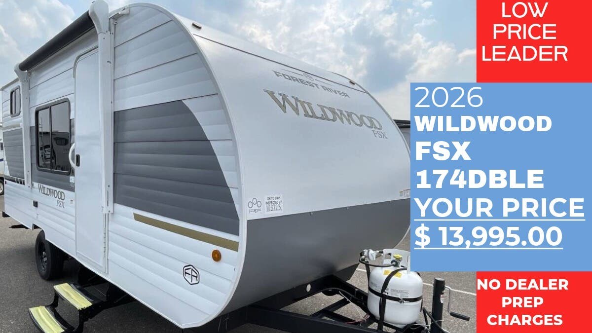 New 2026 Forest River Wildwood FSX 174DBLE available in Panama City, Florida