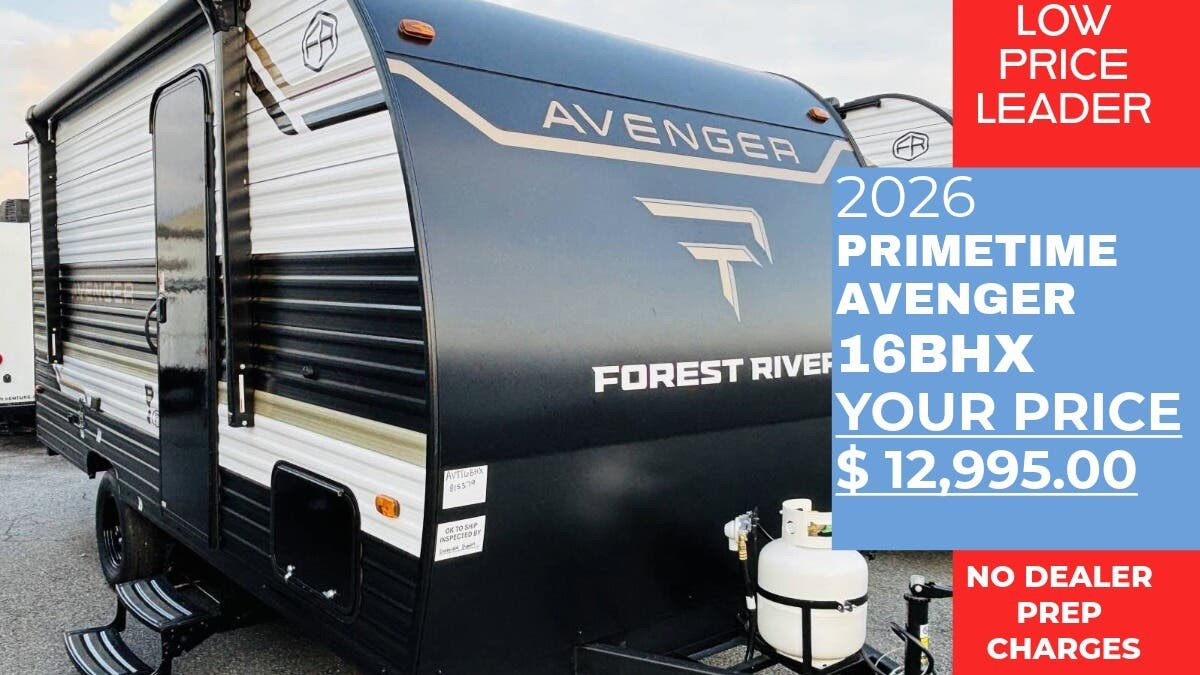 New 2026 Prime Time Avenger LT 16BHX available in Panama City, Florida