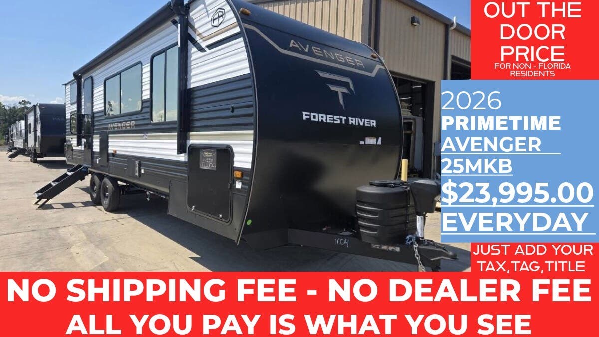 New 2026 Prime Time Avenger 25MKB available in Panama City, Florida