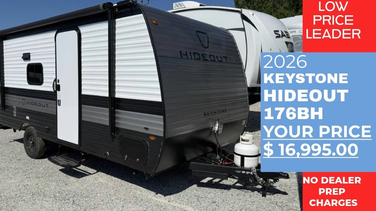 New 2026 Keystone Hideout Mini 176BH available in Panama City, Florida