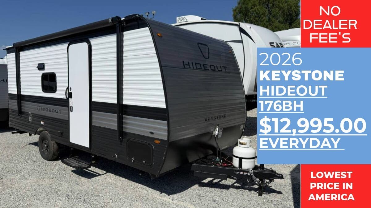 New 2026 Keystone Hideout Mini 176BH available in Panama City, Florida