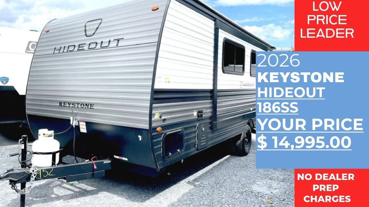 New 2026 Keystone Hideout Mini 186SS available in Panama City, Florida