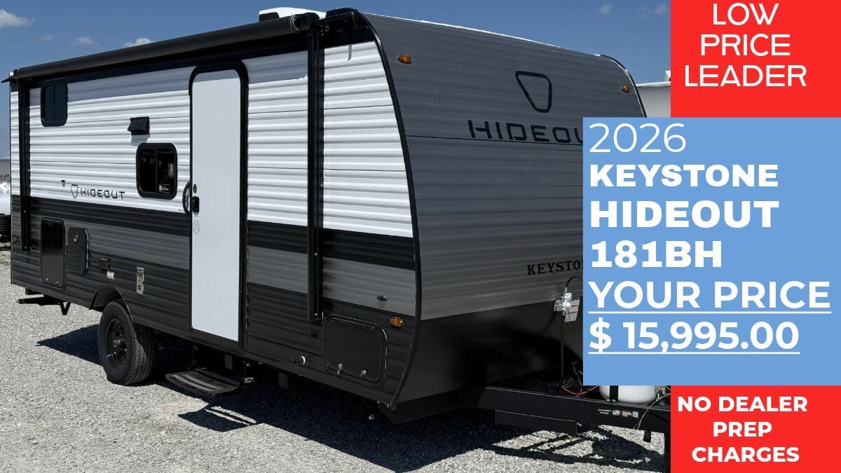 New 2026 Keystone Hideout Mini 181BH available in Panama City, Florida