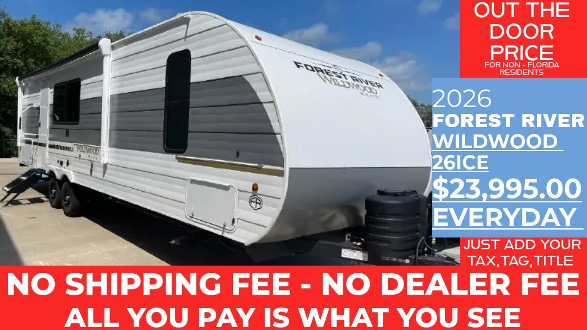 New 2026 Forest River Wildwood X-Lite 26ICE available in Panama City, Florida