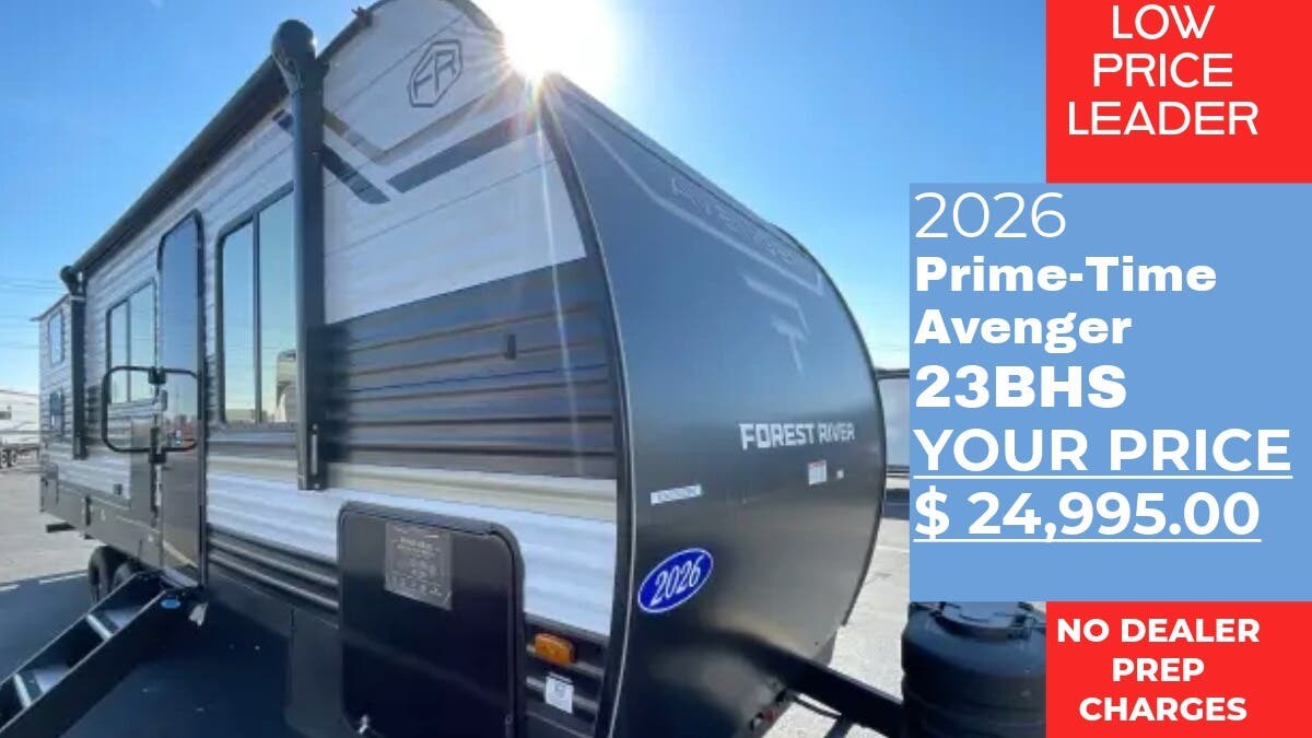 New 2026 Prime Time Avenger 23BHS available in Panama City, Florida