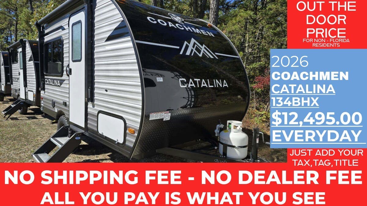 New 2026 Coachmen Catalina Summit Series 7 134BHX available in Panama City, Florida
