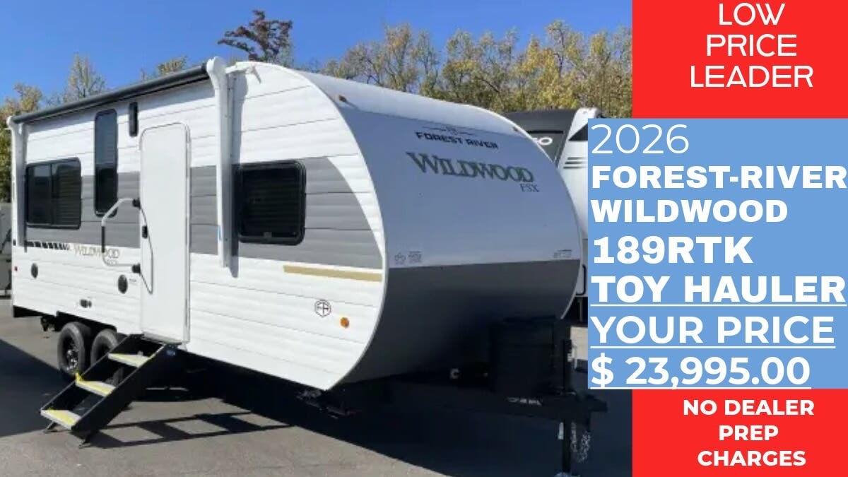 New 2026 Forest River Wildwood FSX Max Series 189RTK available in Panama City, Florida