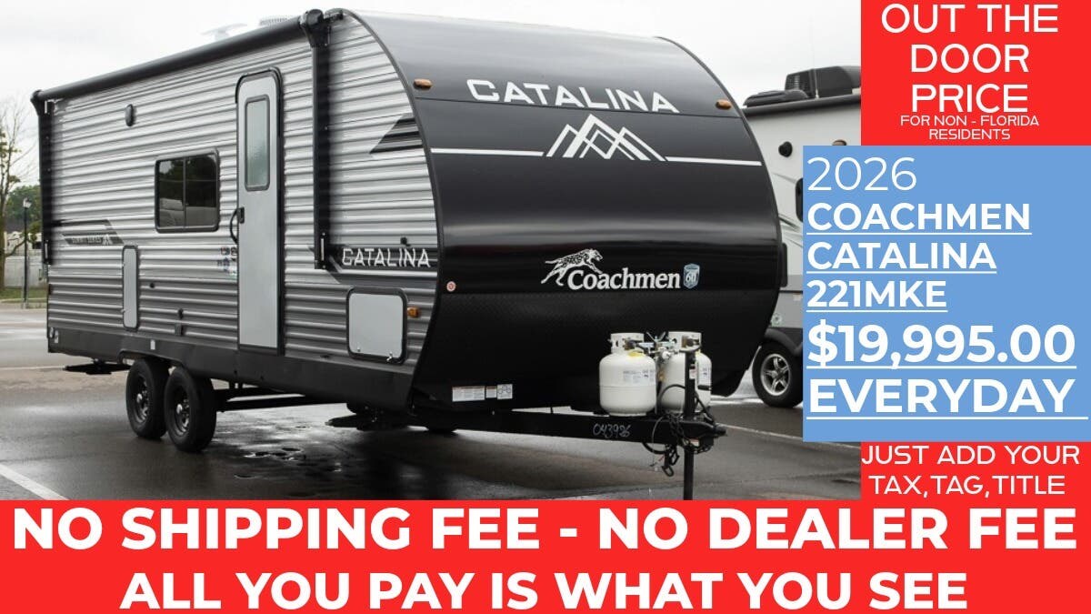 New 2026 Coachmen Catalina Summit Series 8 221MKE available in Panama City, Florida