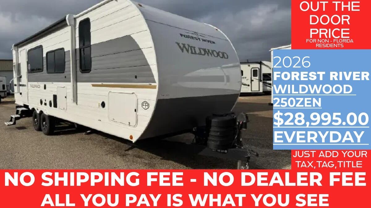 New 2026 Forest River Wildwood 250ZEN available in Panama City, Florida
