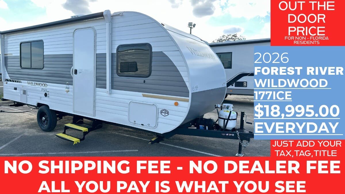 New 2026 Forest River Wildwood FSX 177ICE available in Panama City, Florida