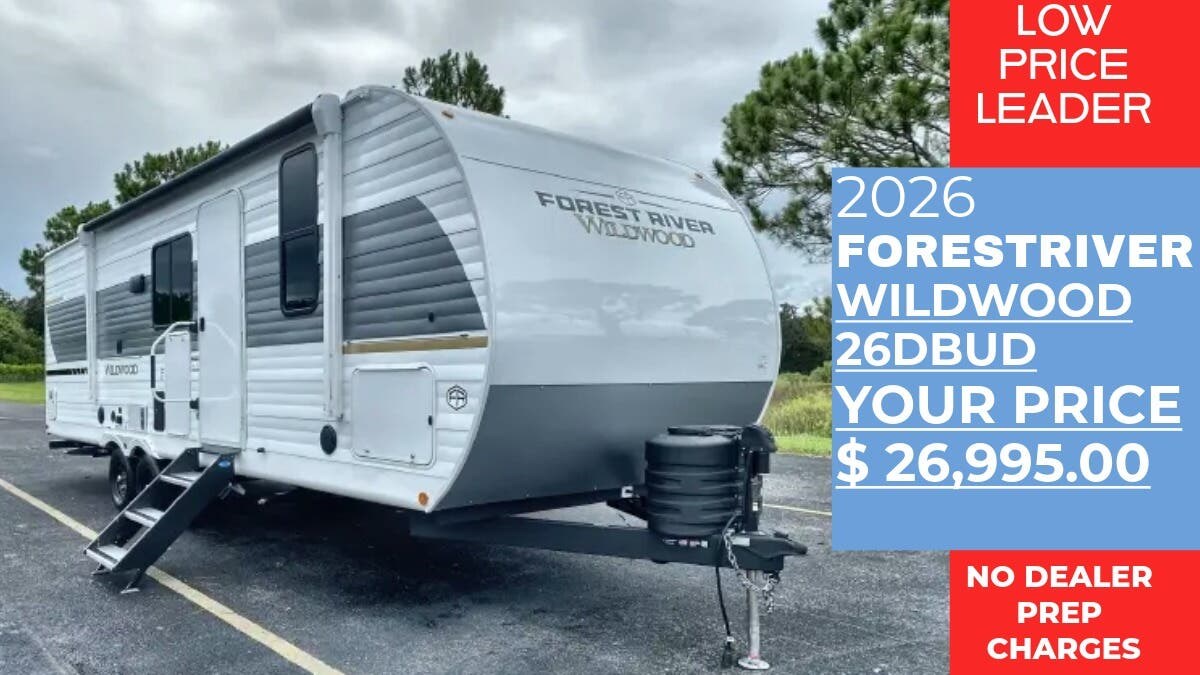 New 2026 Forest River Wildwood 26DBUD available in Panama City, Florida