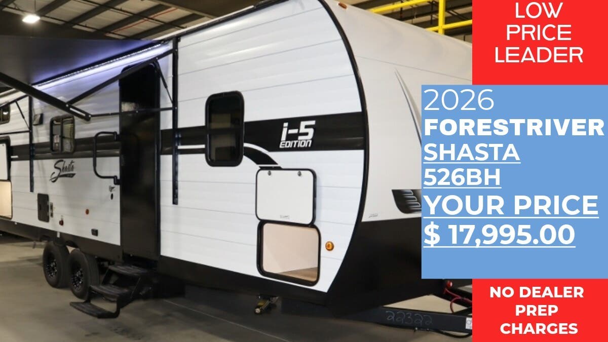 New 2026 Shasta I-5 526BH available in Panama City, Florida