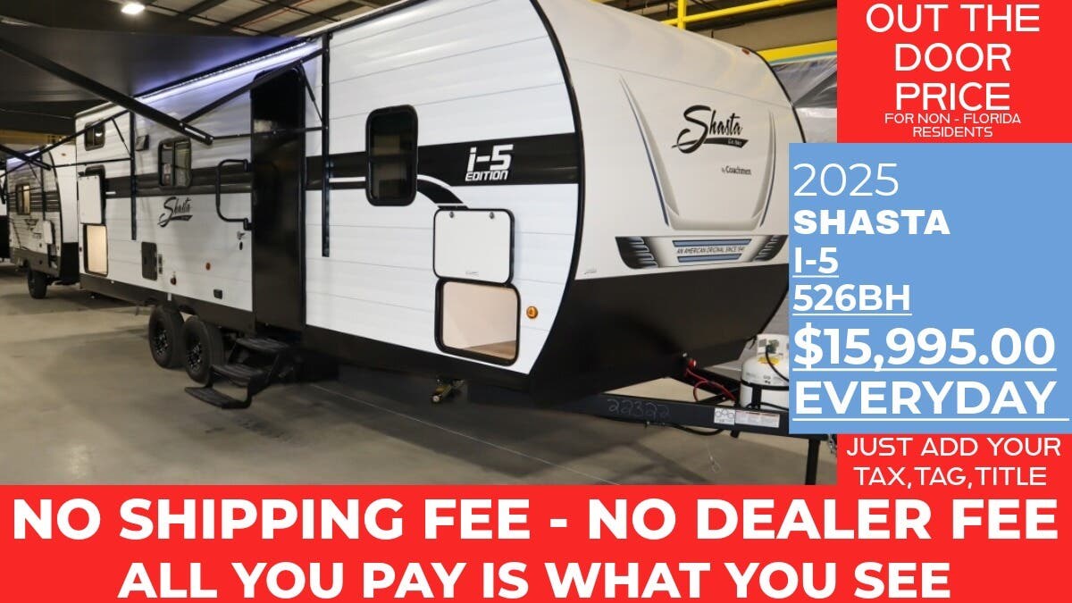 New 2025 Shasta I-5 526BH available in Panama City, Florida