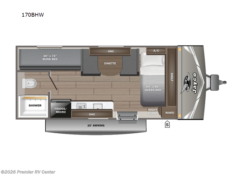 New 2027 Jayco Jay Flight 170BHW available in Lewiston, Idaho