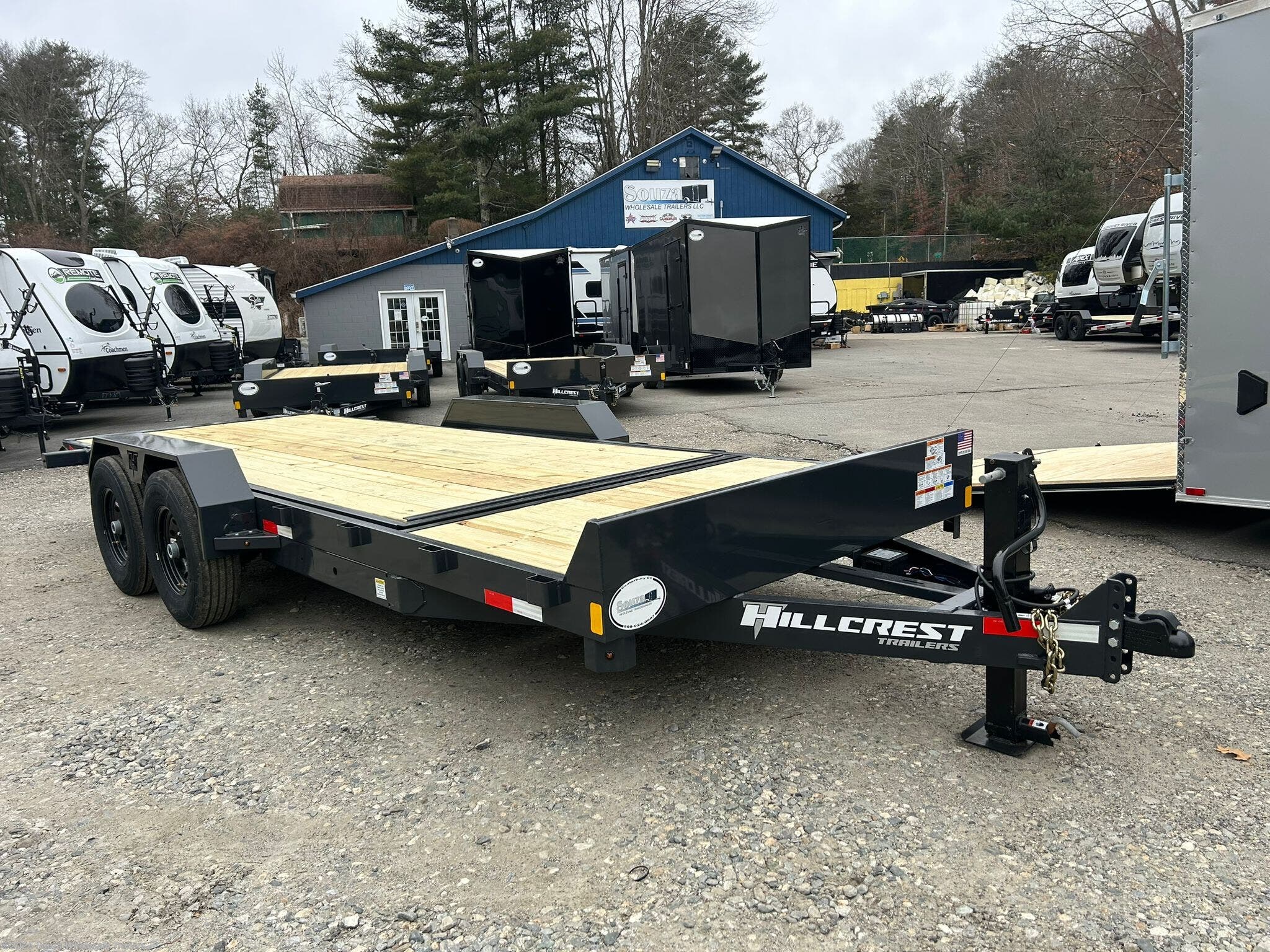 New 2025 Hillcrest Trailers  7X16+4 PARTIAL TILT TRAILER 16K 16164SPT Base available in Canterbury, Connecticut