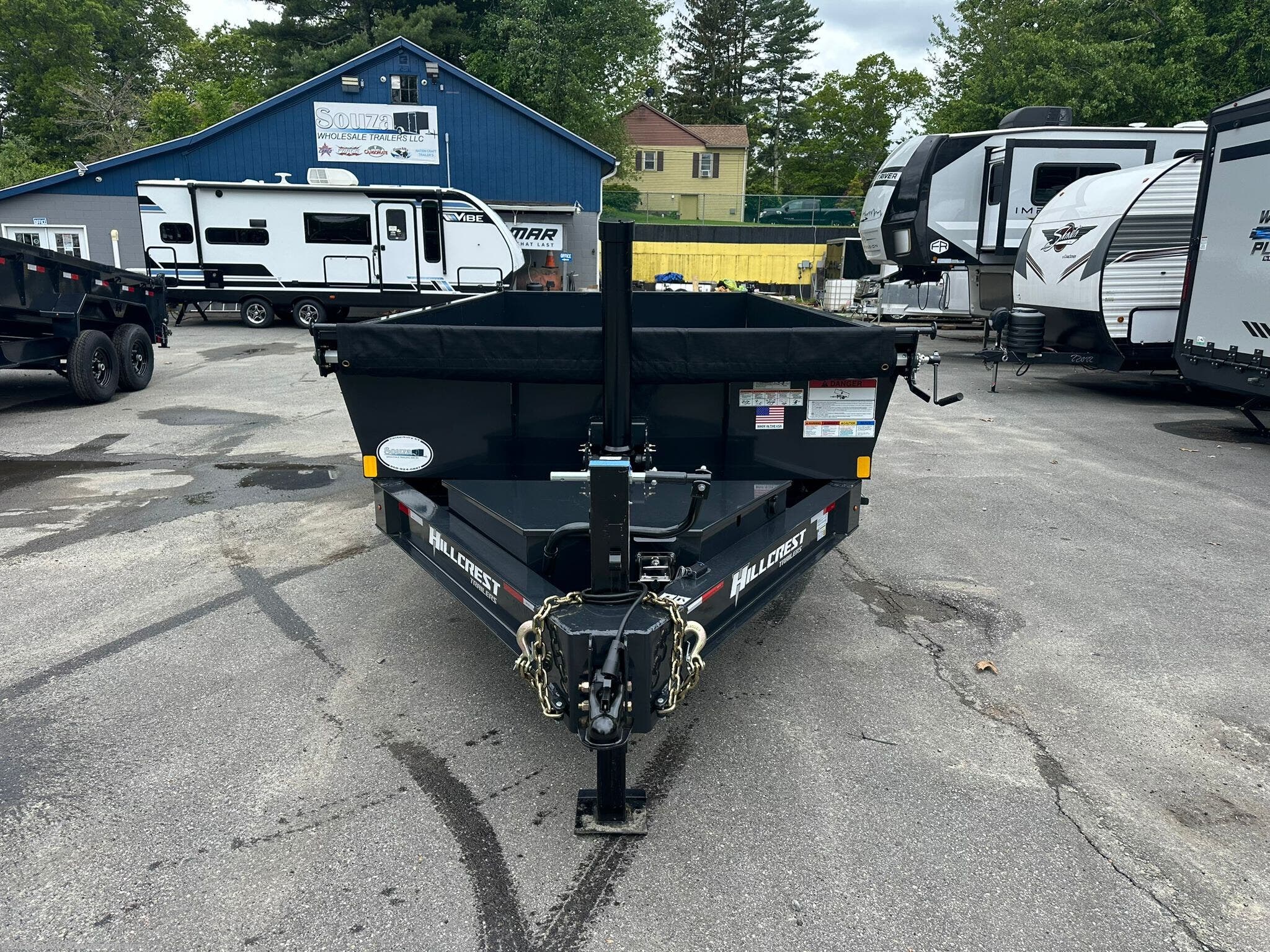New 2025 Hillcrest Trailers  7X14 DUMP TRAILER 14K Base available in Canterbury, Connecticut
