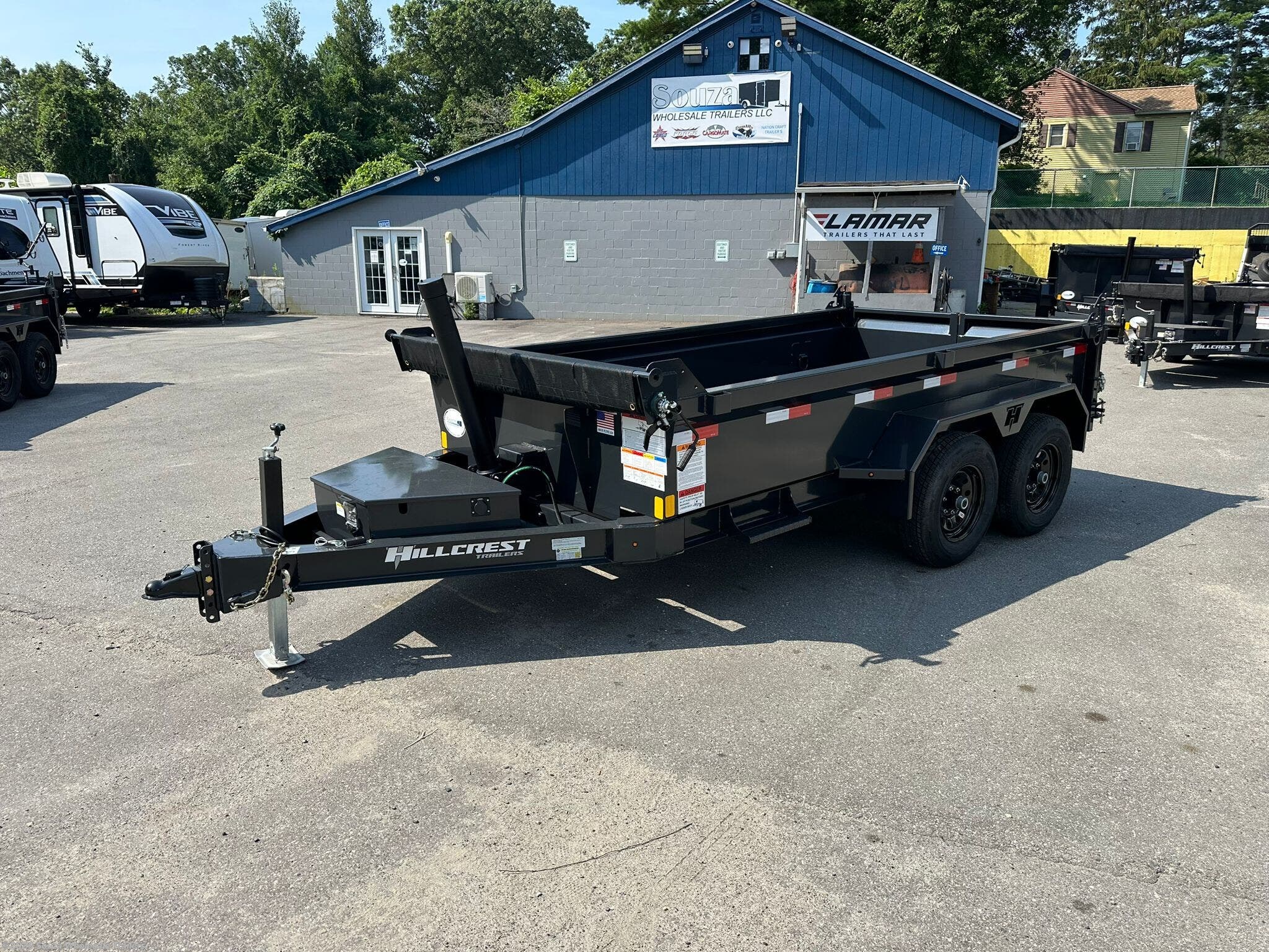 New 2026 Hillcrest Trailers  6X12 DUMP TRAILER – 10,000 GVWR | STANDAR Base available in Canterbury, Connecticut