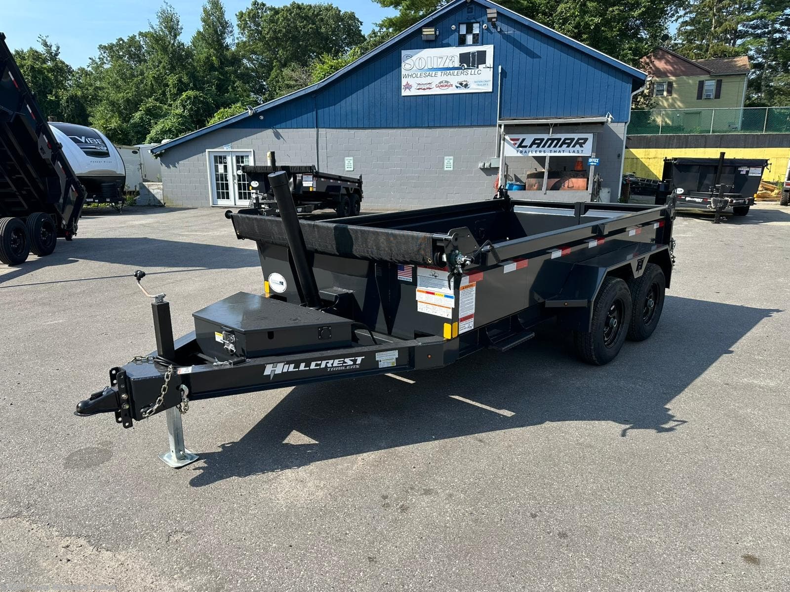 New 2026 Hillcrest Trailers  6X12 DUMP TRAILER – 10,000 GVWR | STANDAR Base available in Canterbury, Connecticut