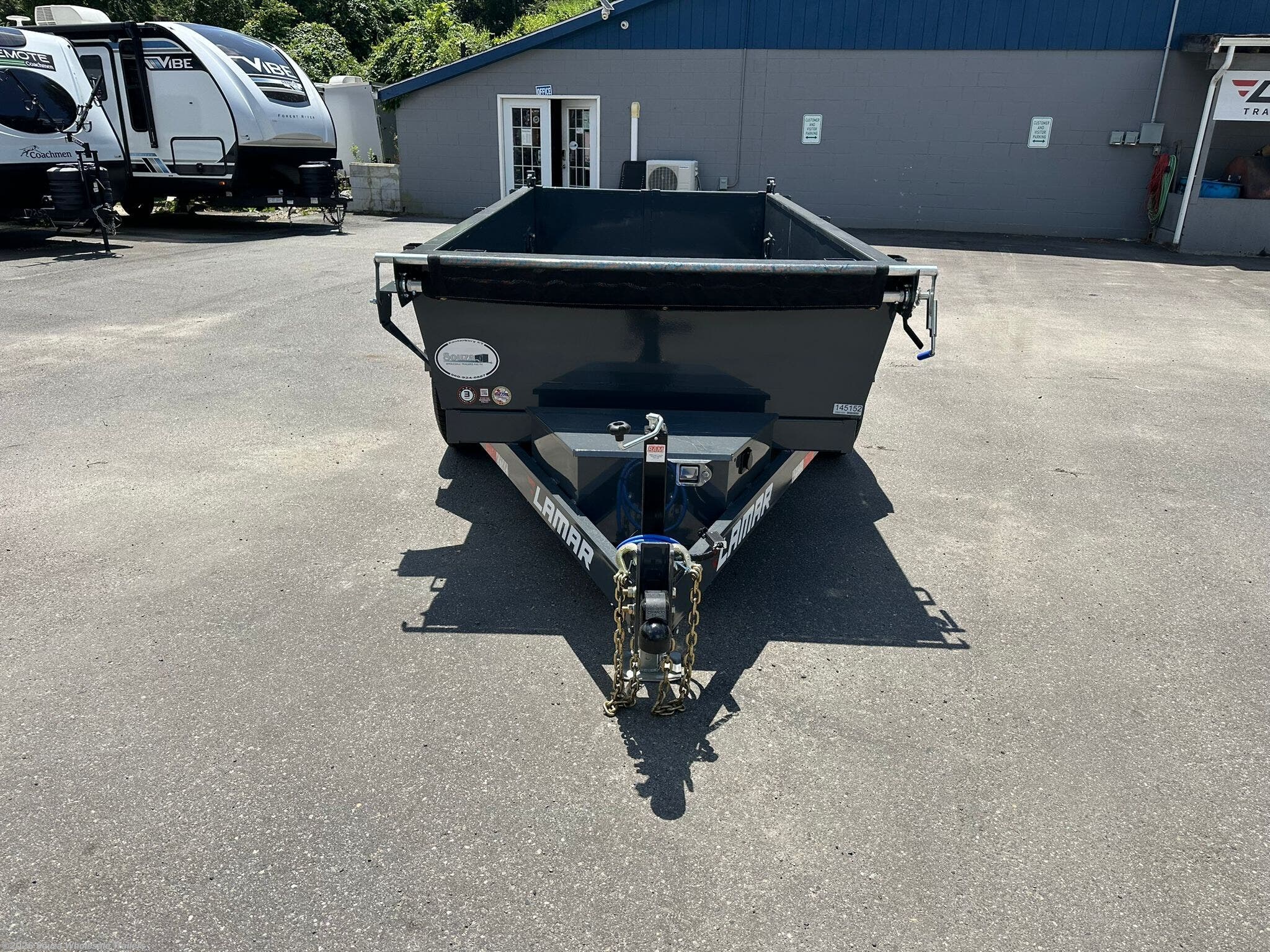 New 2026 Lamar DM 60" X 10' 18" WELD-ON SIDES  DUMP TRAIL Base available in Canterbury, Connecticut
