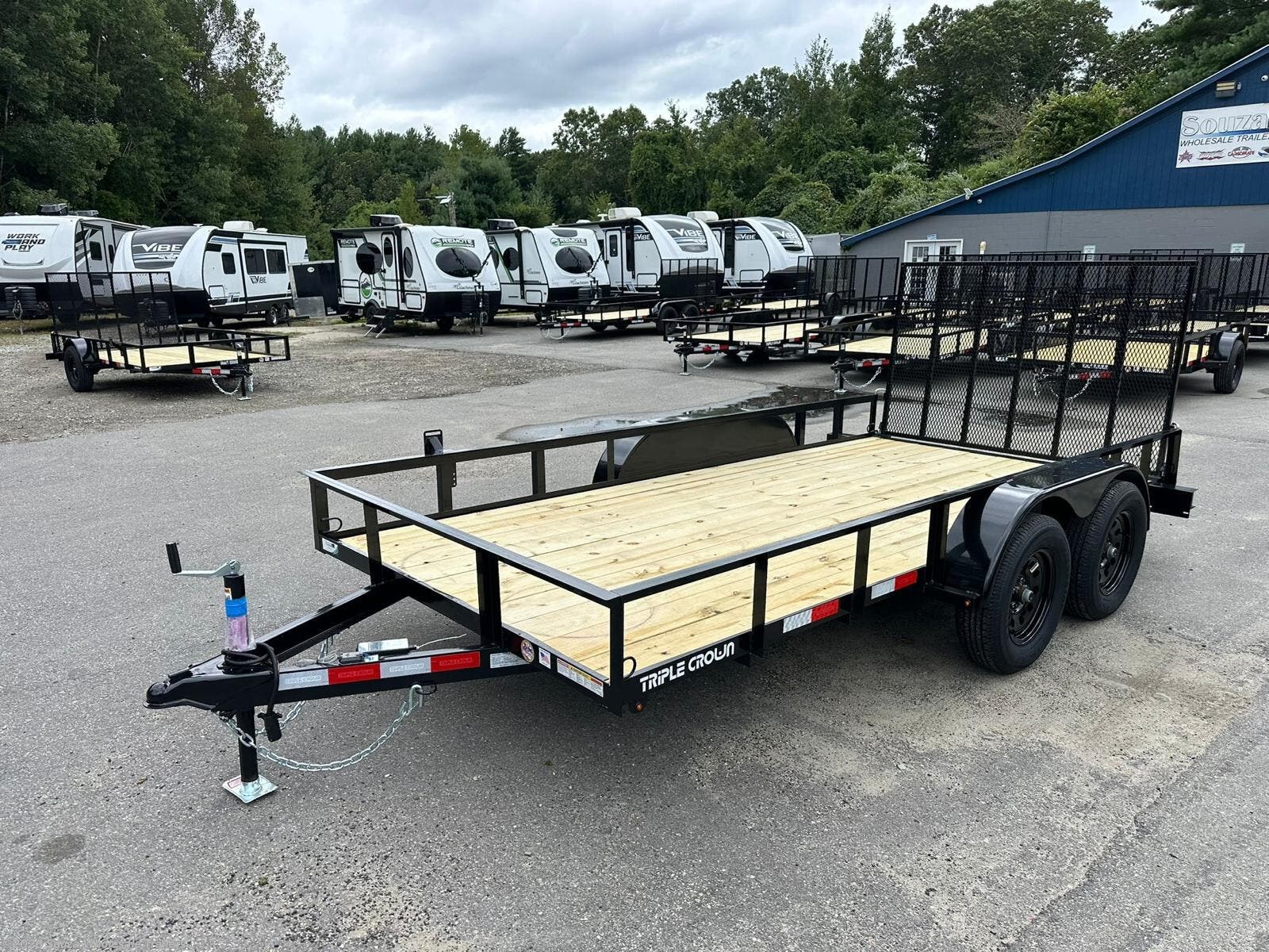 New 2026 Triple Crown Utility 6X14TA BRAKE TANDEM AXLE  TR Base available in Canterbury, Connecticut