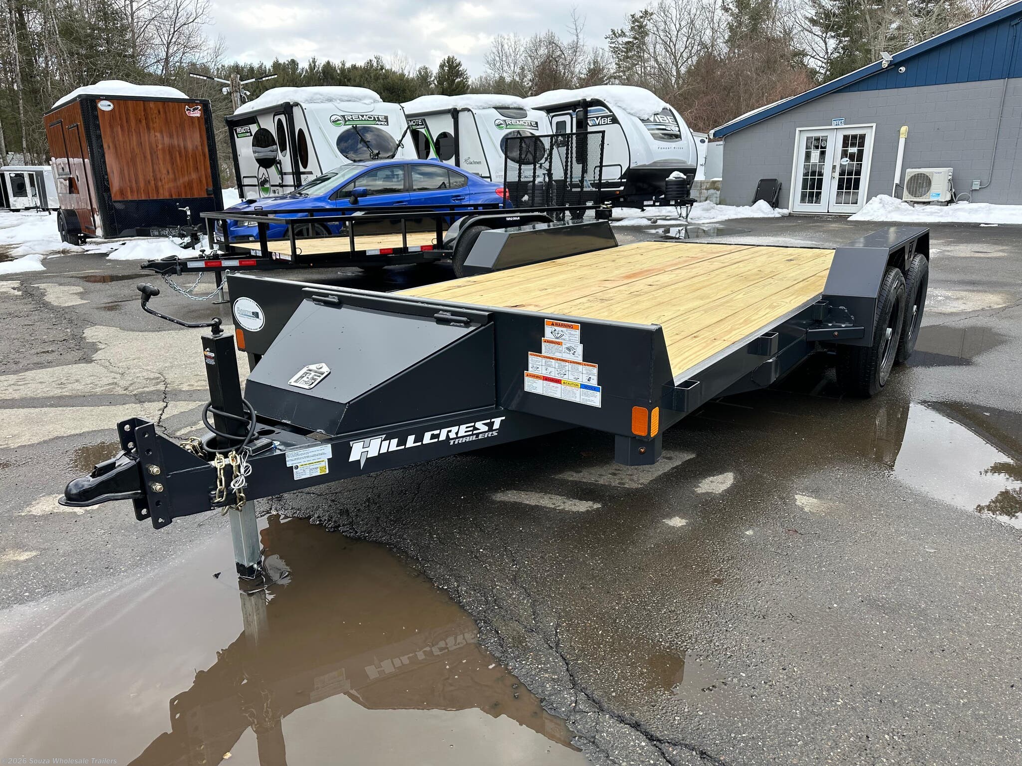 New 2026 Hillcrest Trailers  10142SC – 10K 14+2 CAR HAULER Base available in Canterbury, Connecticut