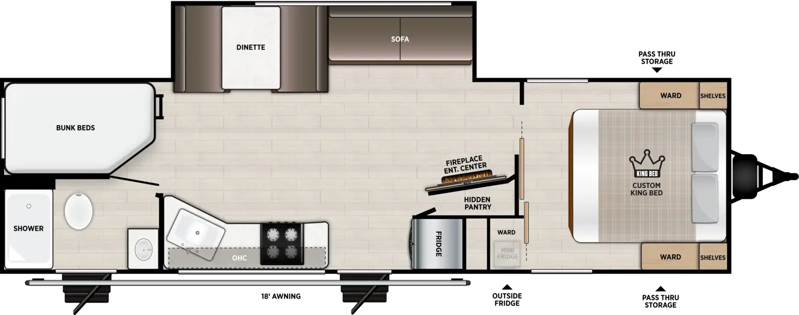 New 2027  Forest River Salem 26DBXL by Forest River from Hometown RV LLC in Brockway, PA
