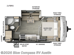 New 2026 Forest River Flagstaff Micro Lite 21FBRS available in Buda, Texas
