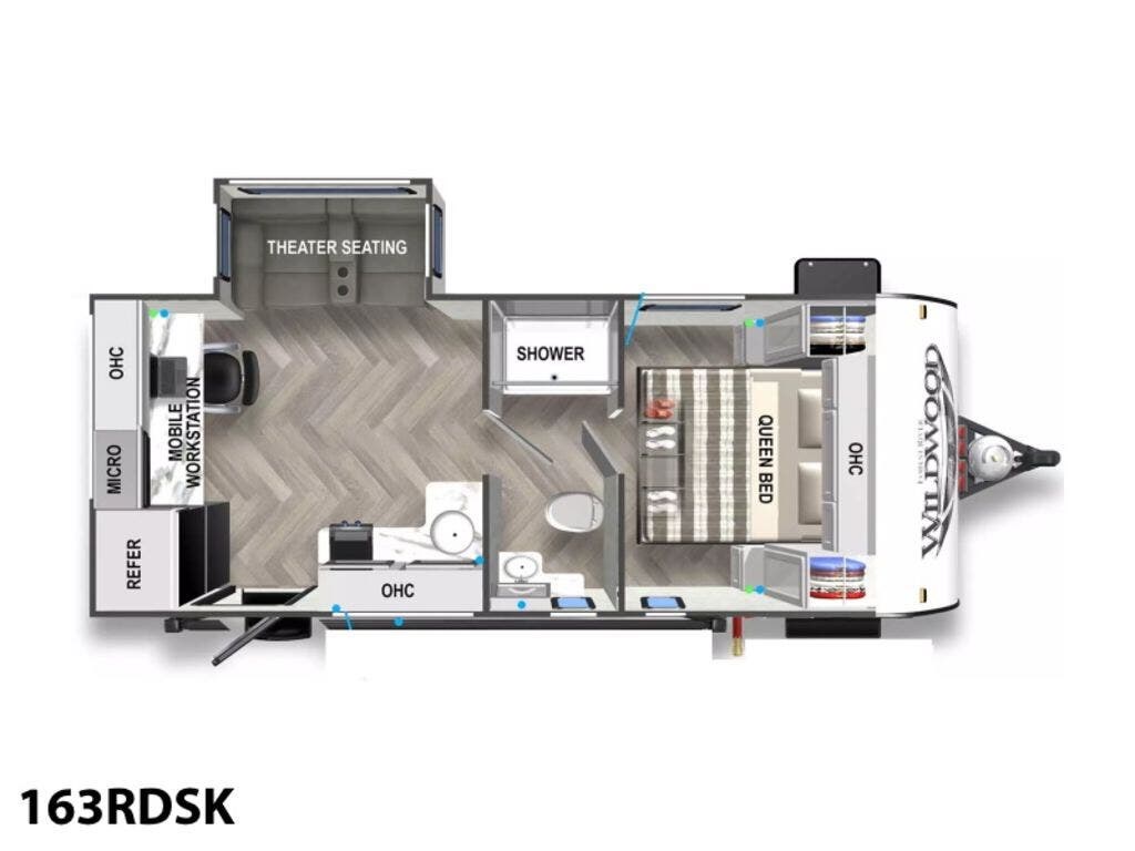 New 2024  Forest River Wildwood FSX Southwest 163RDSK by Forest River from Camperland Trailer Sales in Conroe, TX