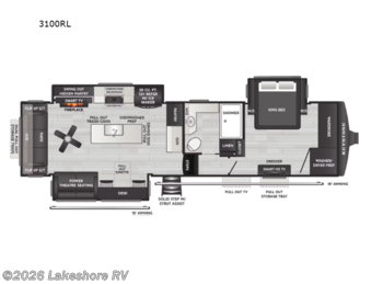 New 2026 Keystone Montana 3100RL available in Muskegon, Michigan