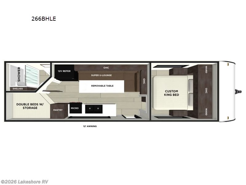 New 2026 Forest River Wildwood FSX 266BHLE available in Muskegon, Michigan