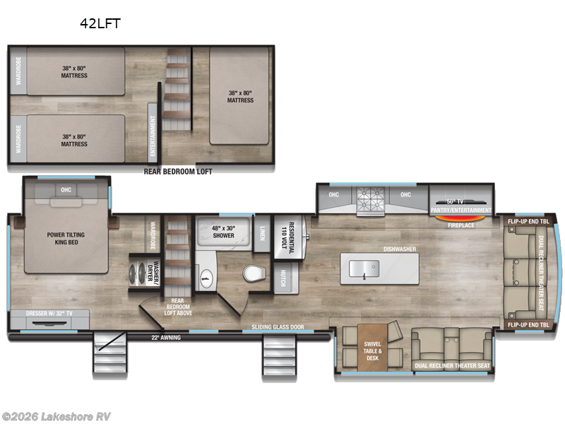 New 2026 Alliance RV Benchmark 42LFT available in Muskegon, Michigan