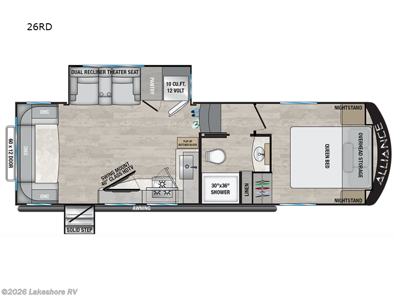 New 2023 Alliance RV Avenue All-Access 26RD available in Muskegon, Michigan
