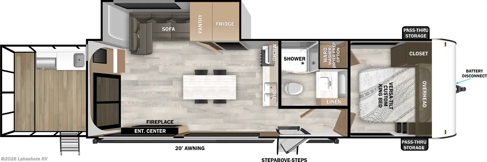 New 2025 Forest River Wildwood 32VERANDA available in Muskegon, Michigan