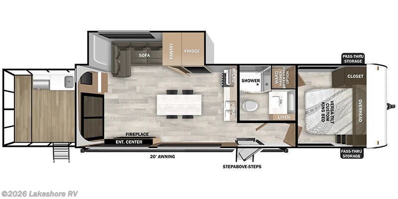 New 2025 Forest River Wildwood 32VERANDA available in Muskegon, Michigan
