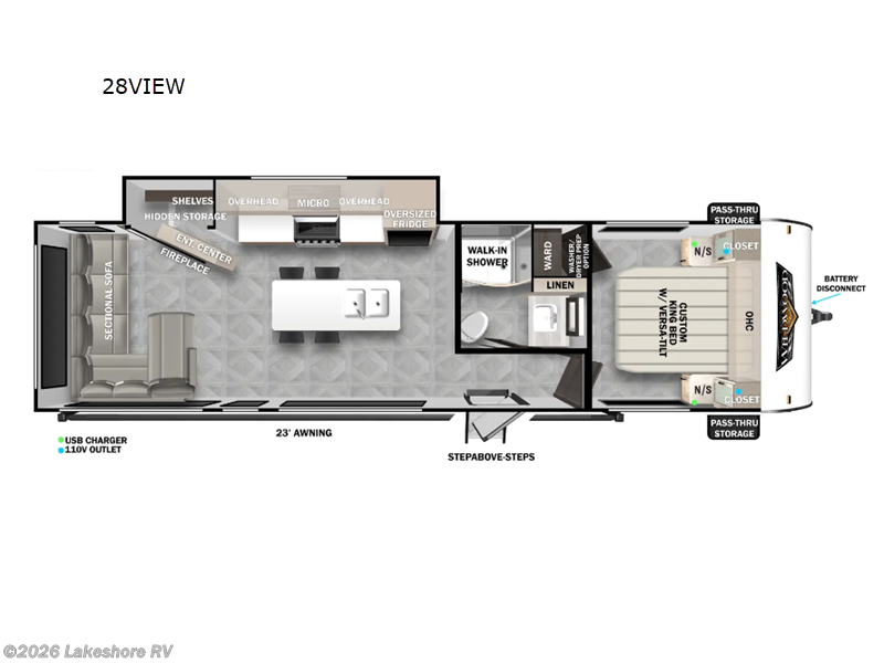 New 2024 Forest River Wildwood Southwest 28VIEWX available in Muskegon, Michigan