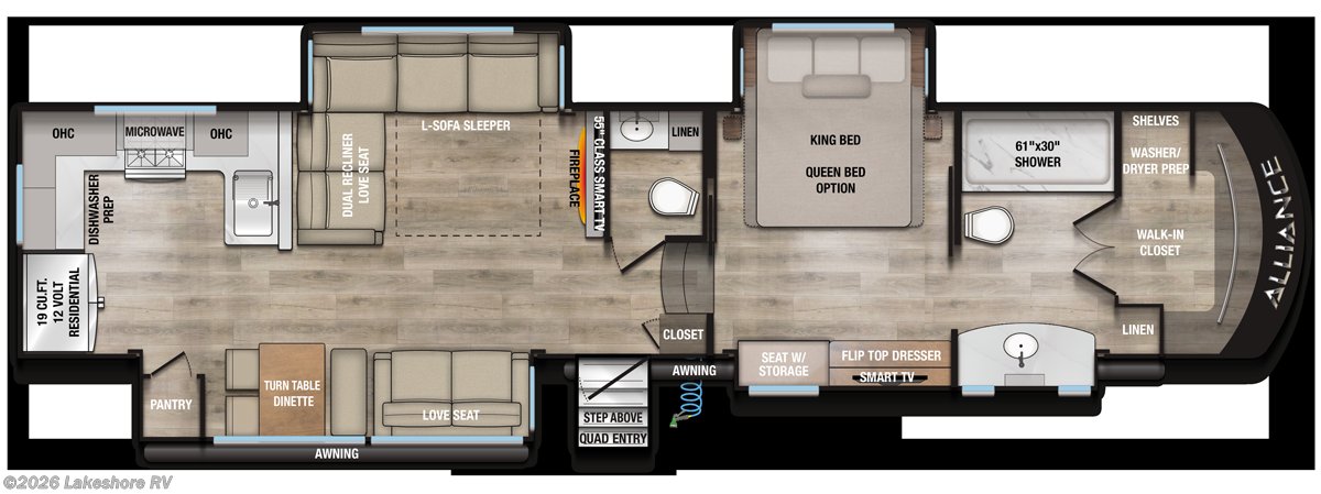 New 2026 Alliance RV Paradigm 382RK available in Muskegon, Michigan