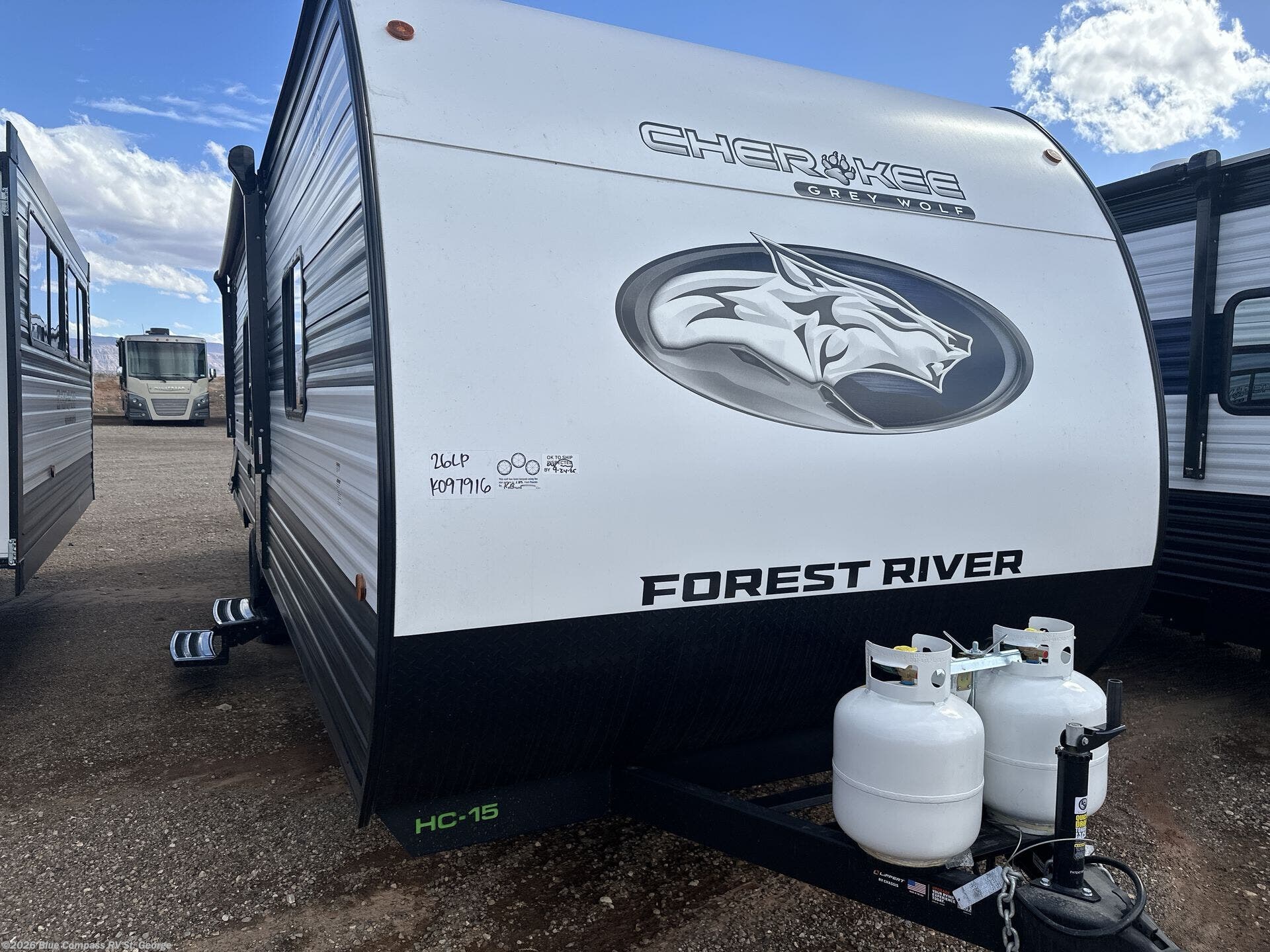 New 2026 Forest River Cherokee Grey Wolf 26LP available in Hurricane, Utah