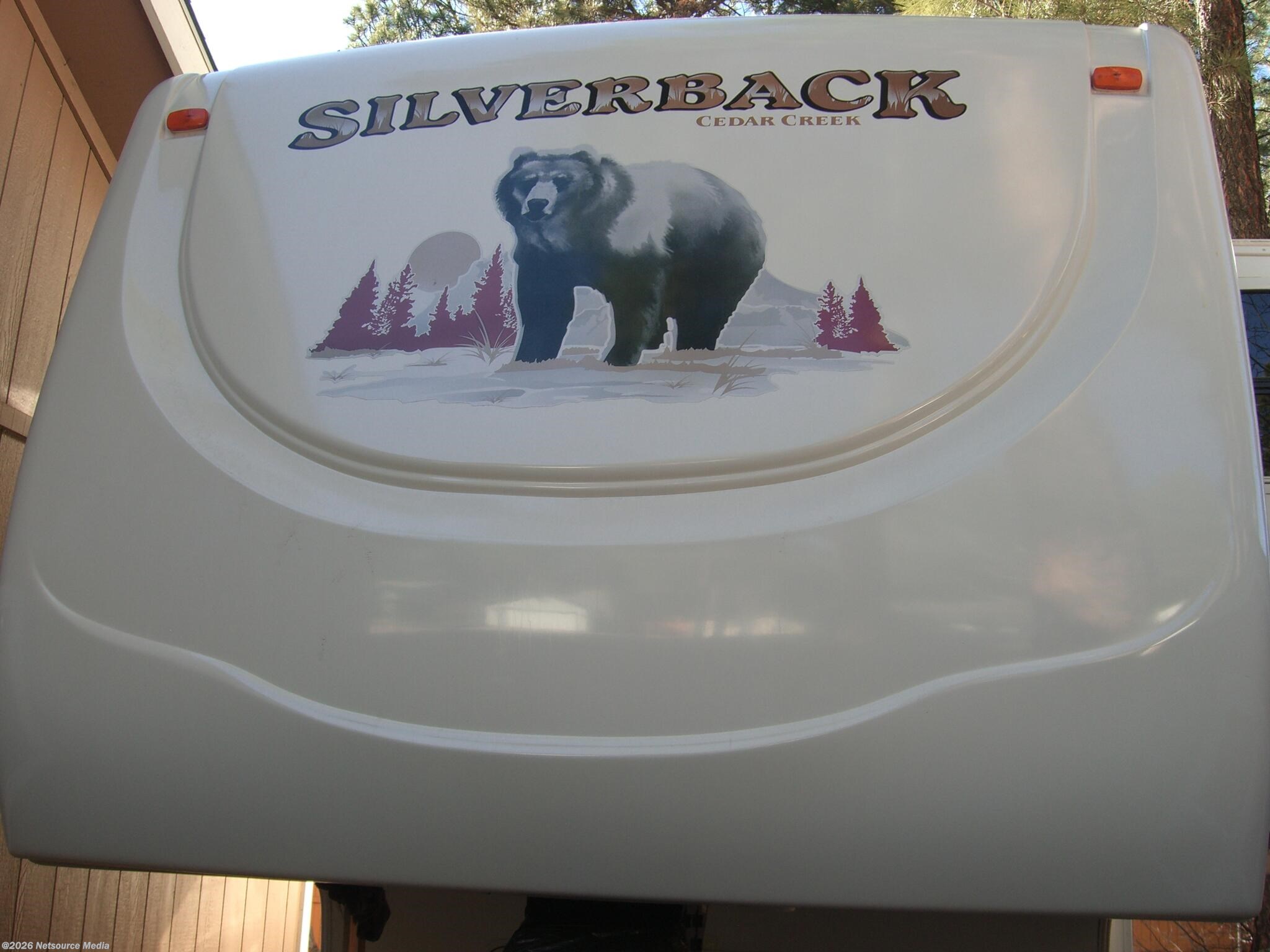 Used 2008 Forest River Cedar Creek Silverback King bed, large living area available in Flagstaff, Arizona
