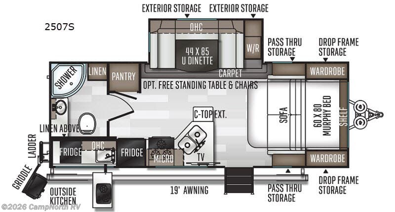 Used 2020 Forest River Rockwood Mini Lite 2507S available in Schoolcraft, Michigan