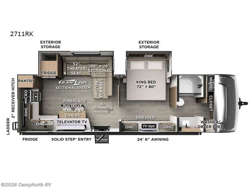 New 2027 Forest River Rockwood Ultra Lite 2711RK available in Schoolcraft, Michigan