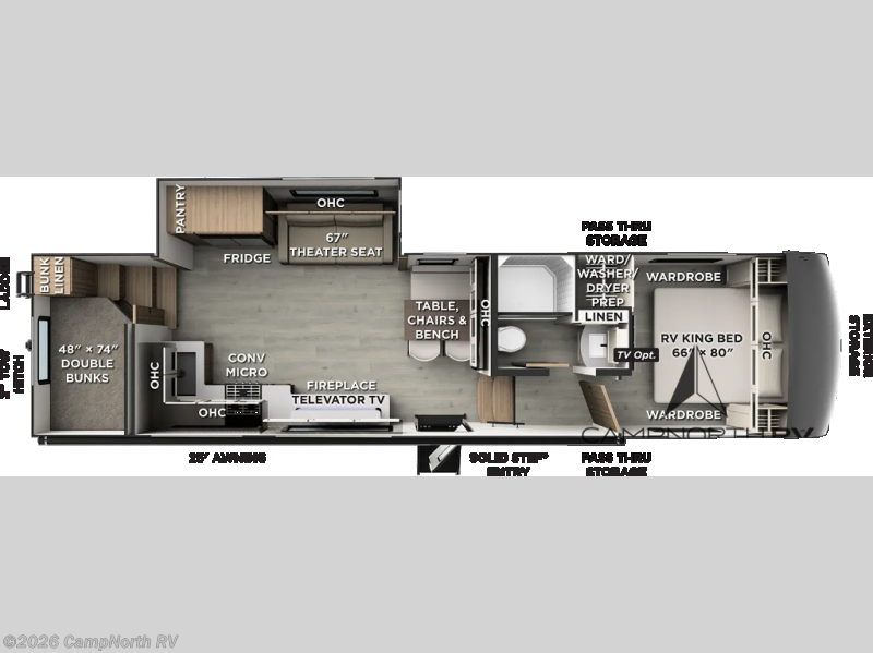 New 2027  Forest River Rockwood Signature 339SBH by Forest River from CampNorth RV in Schoolcraft, MI