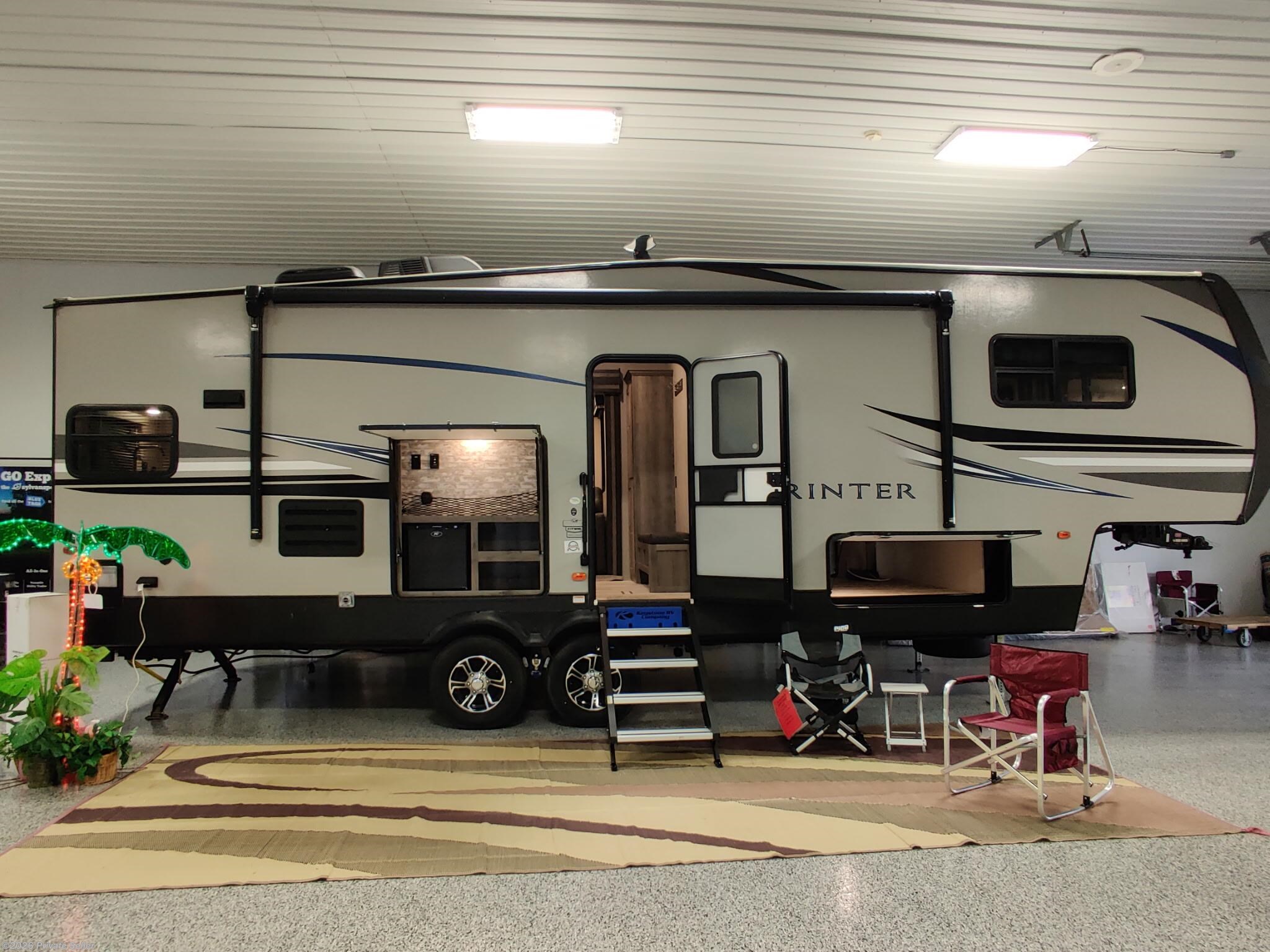 Used 2020 Keystone Sprinter Campfire Back kitchen, middle living, front bedroom available in Indianapolis, Indiana